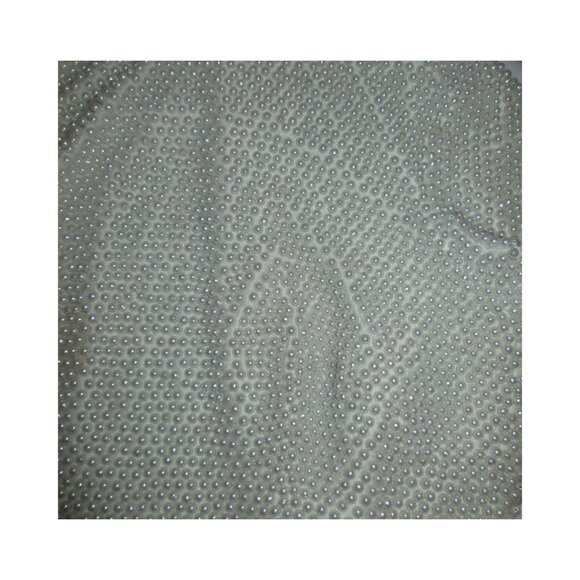 Vintage 80's VIE by Victoria Royal Mock Neck Pearl Beaded Top Hong Kong Size 12 - Picture 9 of 9